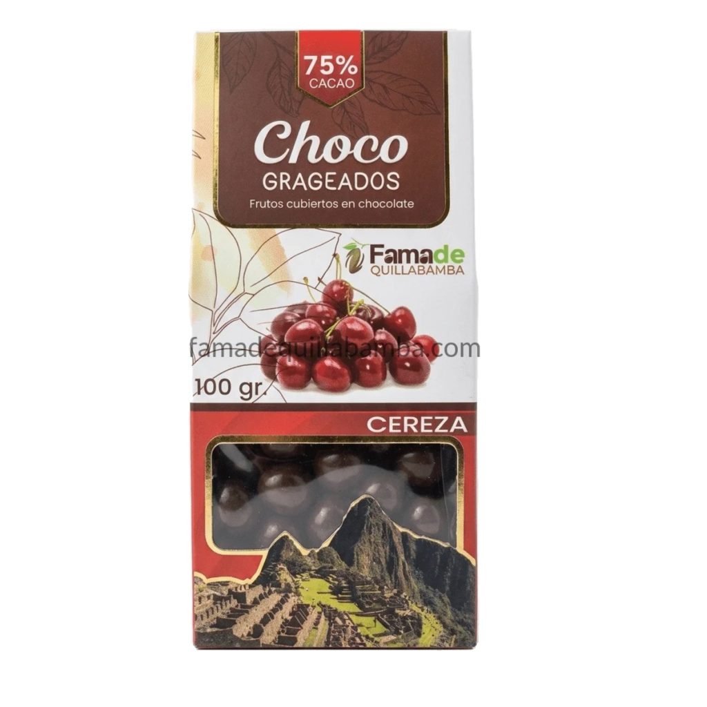 Cereza con Chocolate 75% Cacao | 100 g