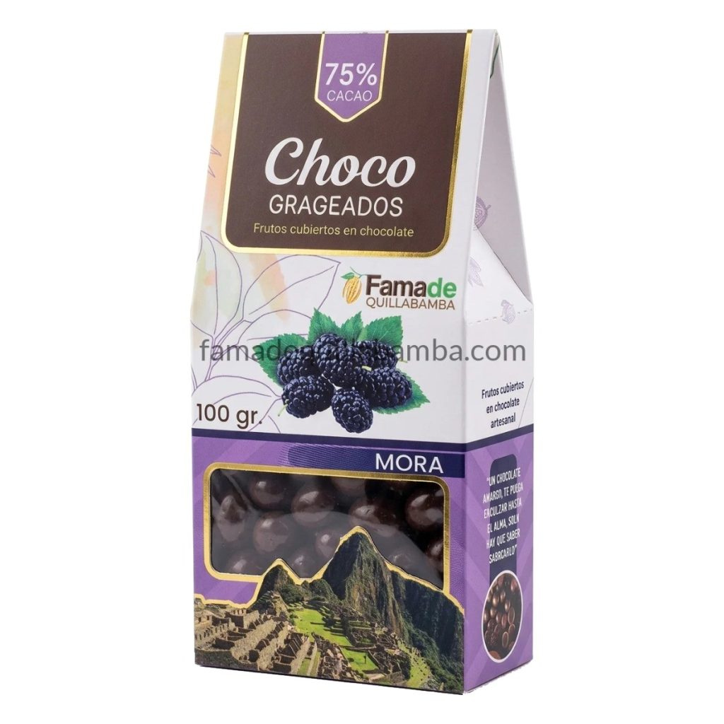 Mora con Chocolate 75% Cacao | 100 g