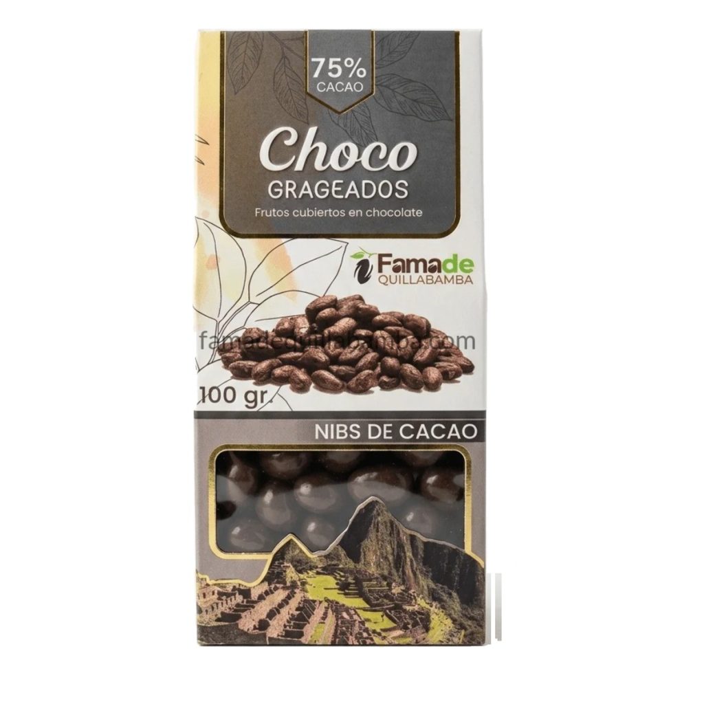 Nibs de Cacao con Chocolate 75% Cacao | 100 g